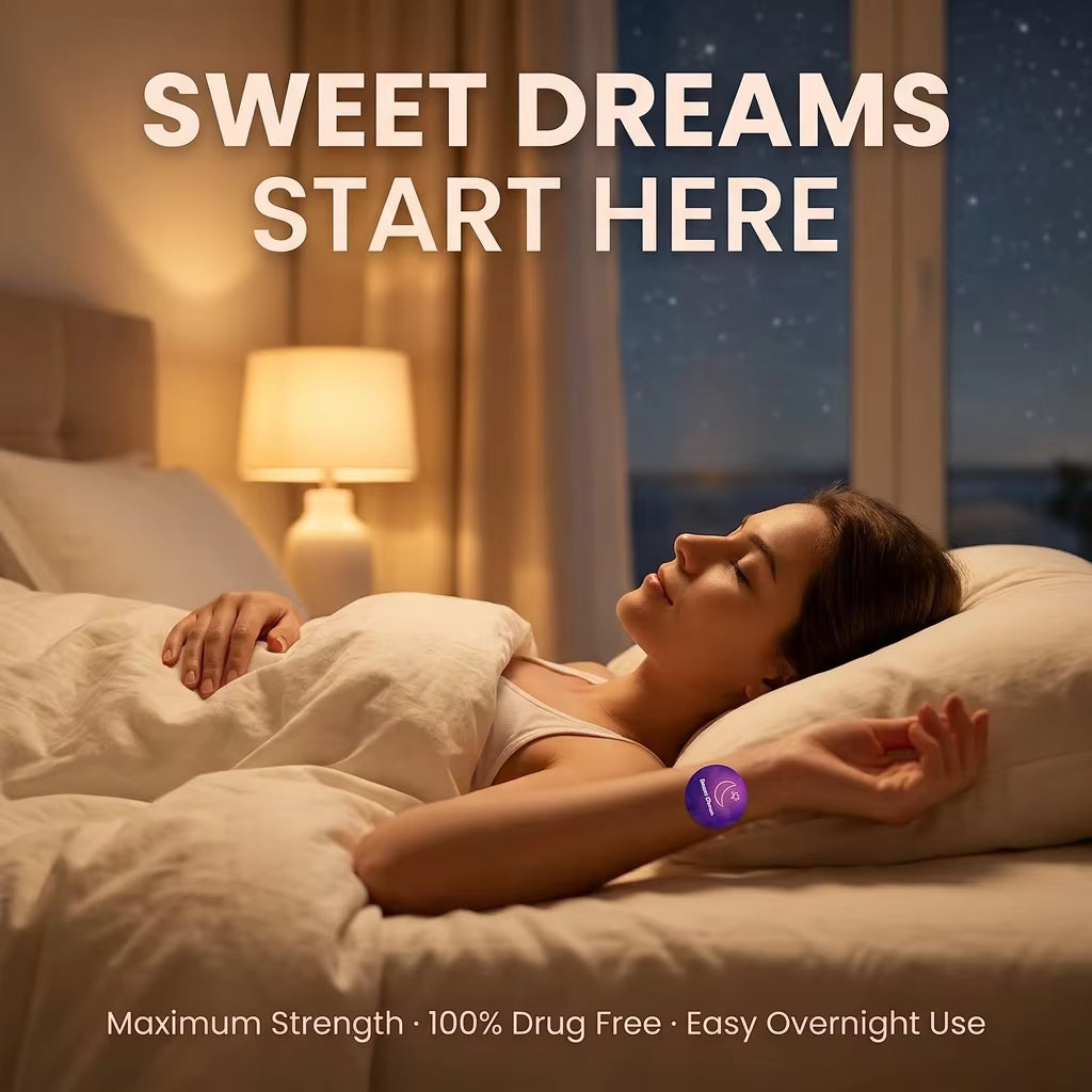 HLK Natural Lavender Chamomile Lemon Essential Oil Sleep Patch Melatonin-Free 72H CE Certified for Deep Sleep Relaxing Night